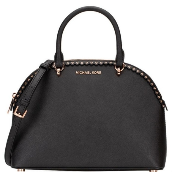 Michael Kors Handbags - ⚠️SALE⚠️ Michael Kors Emmy Large Satchel Bag Black